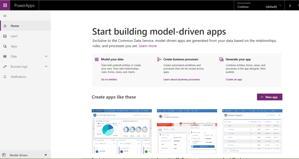 PowerApps Canvas Apps Model Driven Apps Common Data Service And