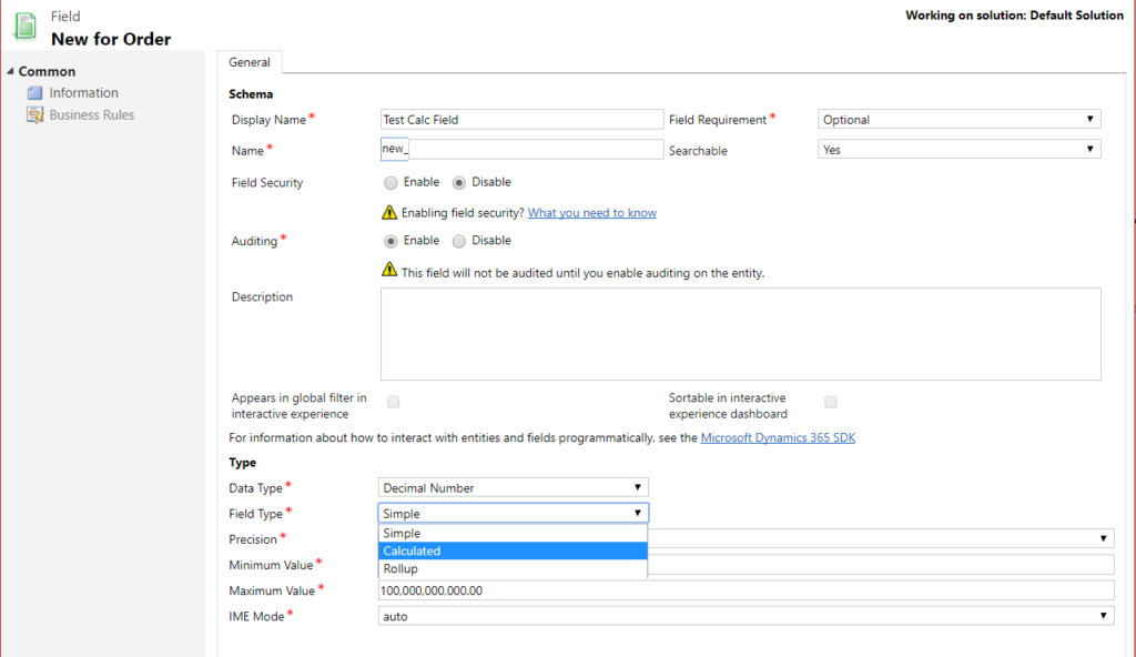 Dynamics 365 Calculated Fields - Carl de Souza