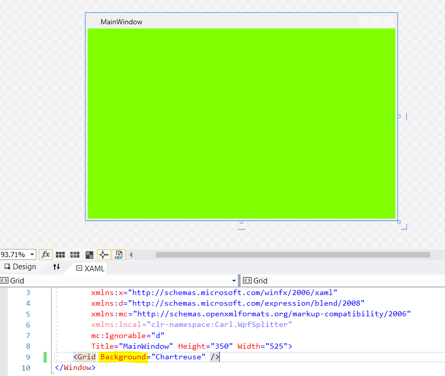 Cách chỉnh sửa Xaml background color Trong ứng dụng WPF và UWP