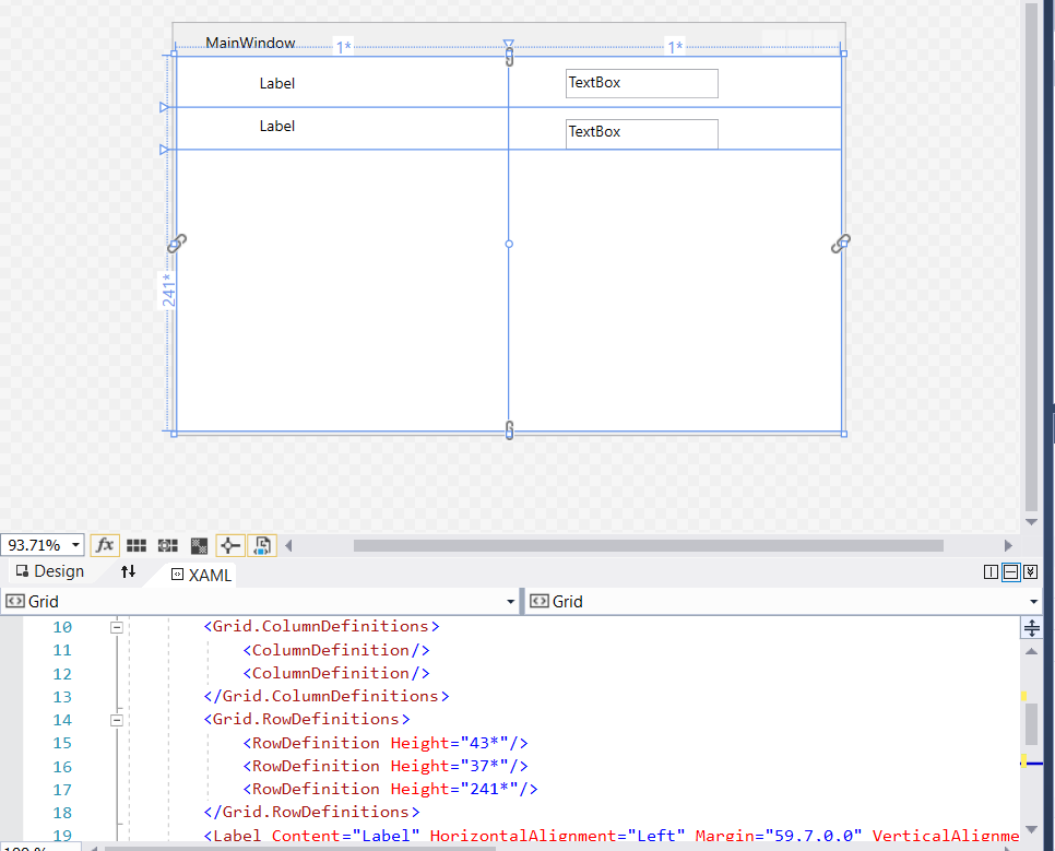 WPF Grid Splitter Carl de Souza