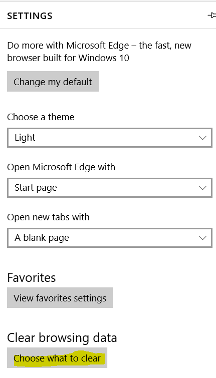 How to Clear the Cache in Microsoft Edge