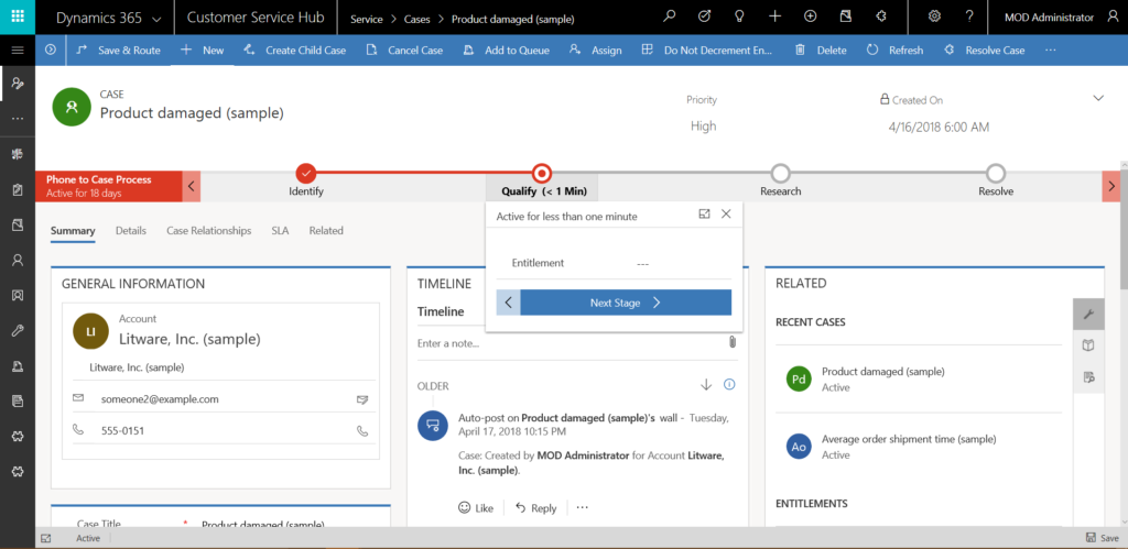 Dynamics 365 Introduction To Customer Service Hub Carl De Souza