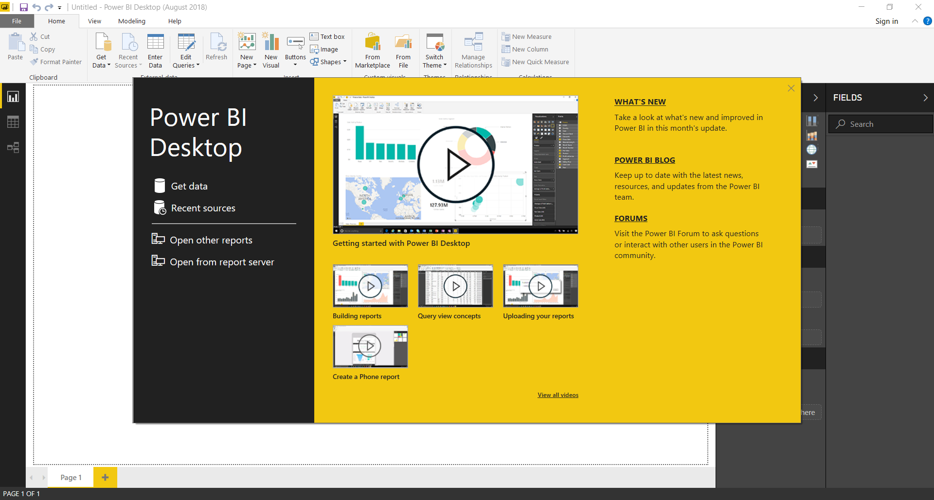 Power bi desktop сервер отчетов. Power bi отчеты. Power bi desktop optimized for Report Server. Open Power для десктопа.