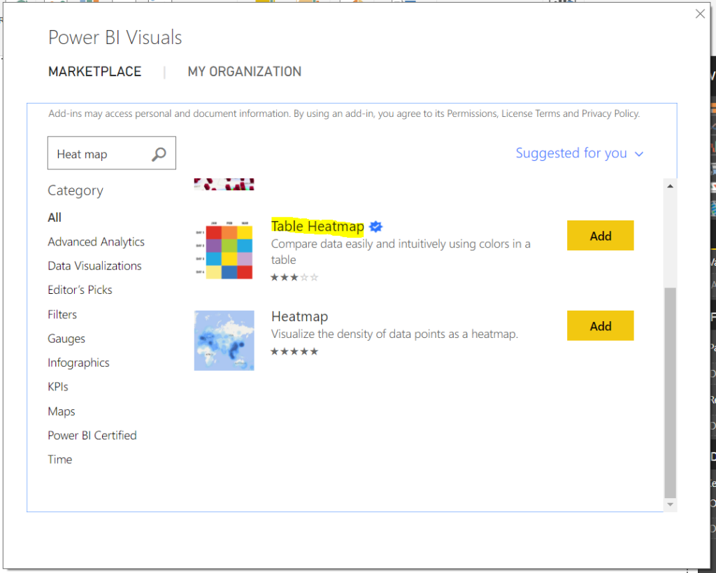 Installing And Using The Table Heatmap Visualization For Power Bi Carl De Souza 7399