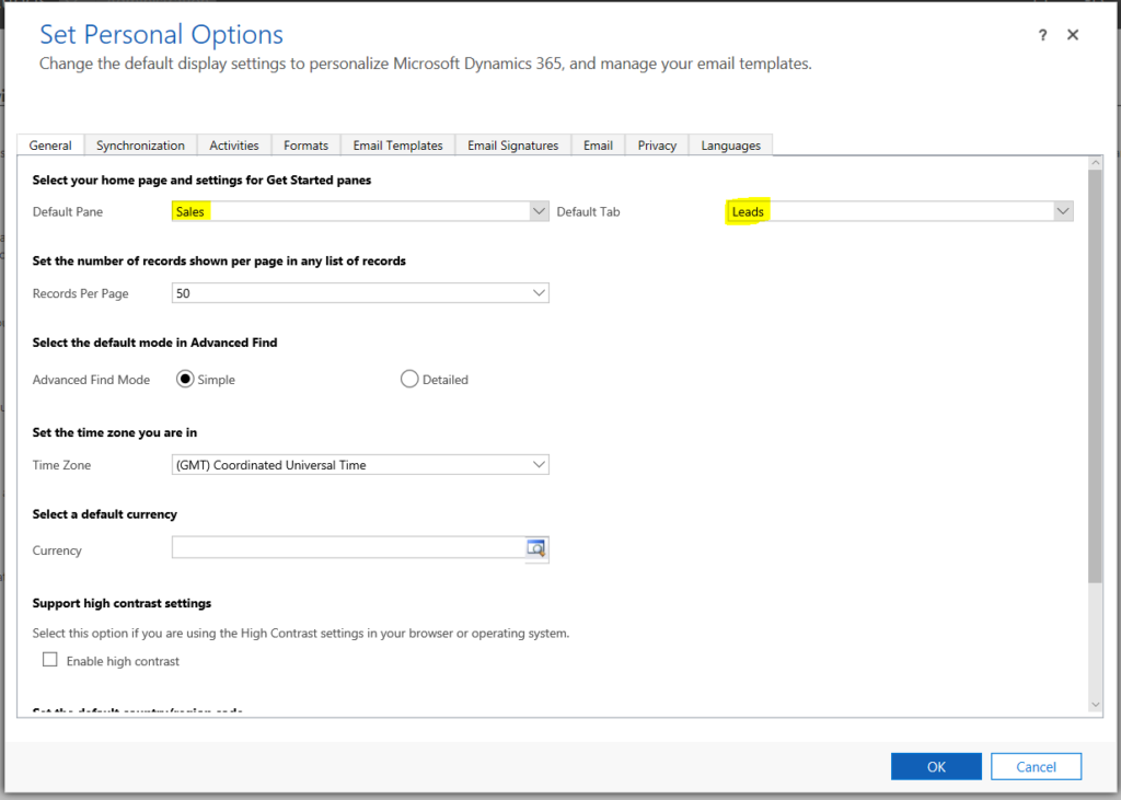 Setting the Default Dashboard in Dynamics 365 - Carl de Souza