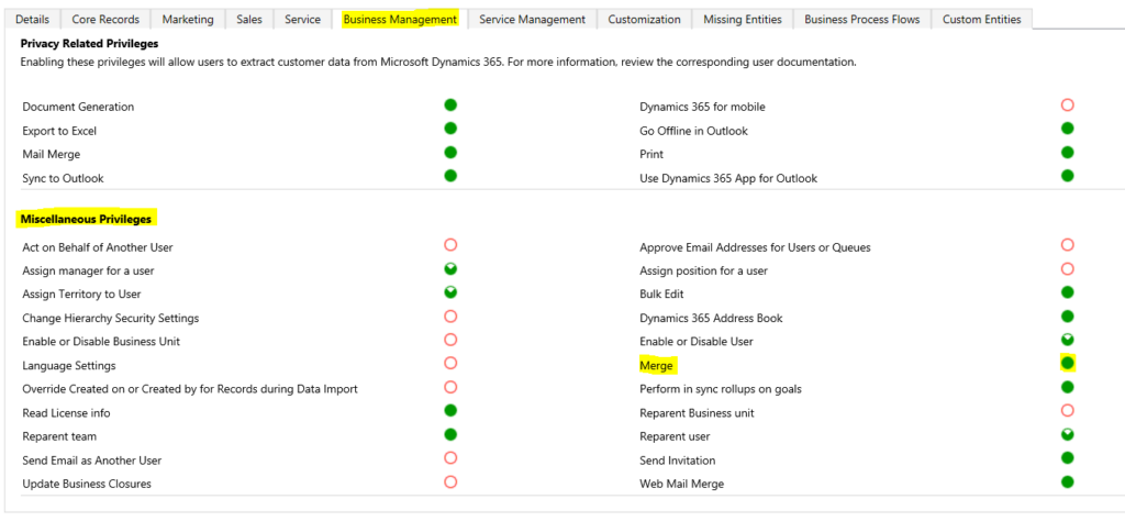 Merge Permissions in Dynamics 365 - Carl de Souza