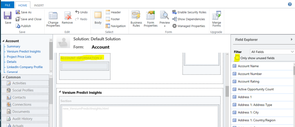 Reusing and Duplicating Fields in a Dynamics 365 Form - Carl de Souza