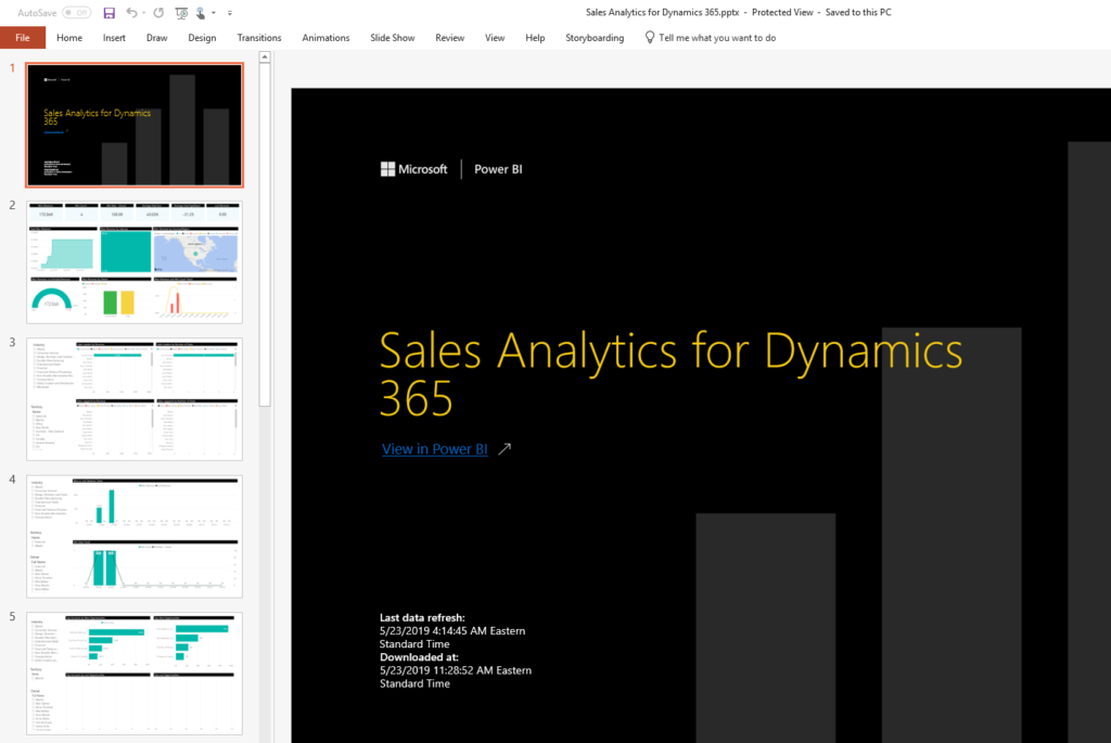 How To Export Power BI Reports To PDF And PowerPoint - Carl De Souza