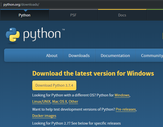 run python in visual studio