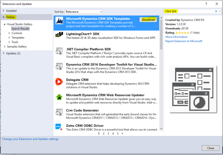 Template sdk