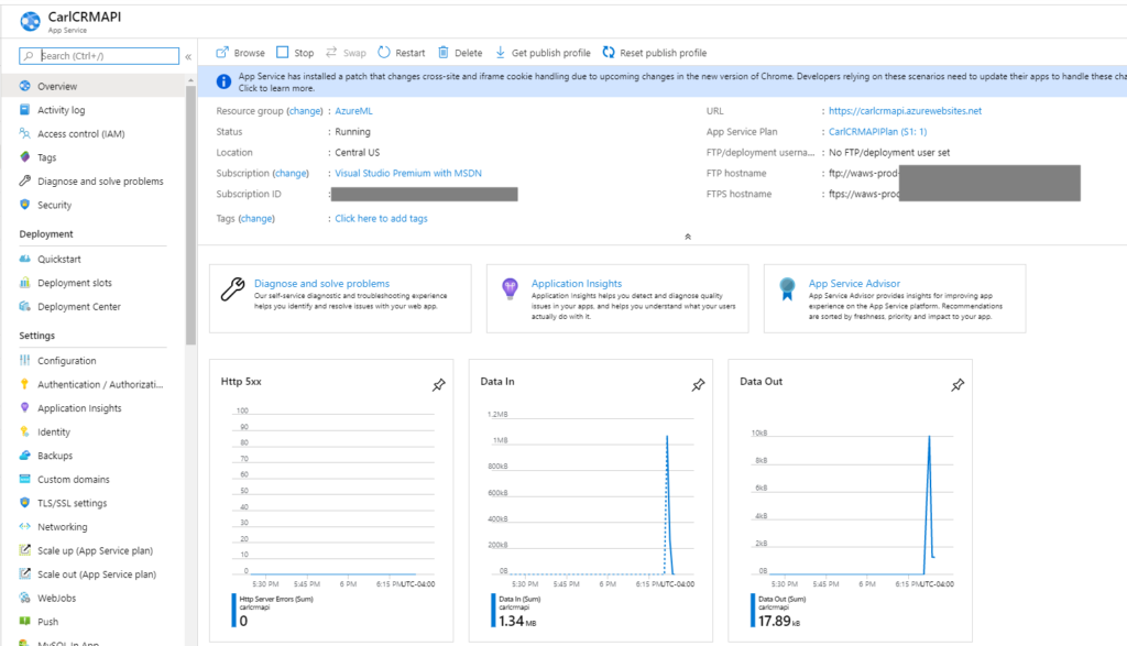 Create an ASP.NET Core API in Visual Studio and Publish to Azure - Carl ...