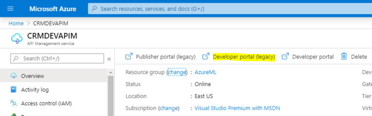 Using the Developer Portal (Legacy) in Azure API Management - Carl de Souza