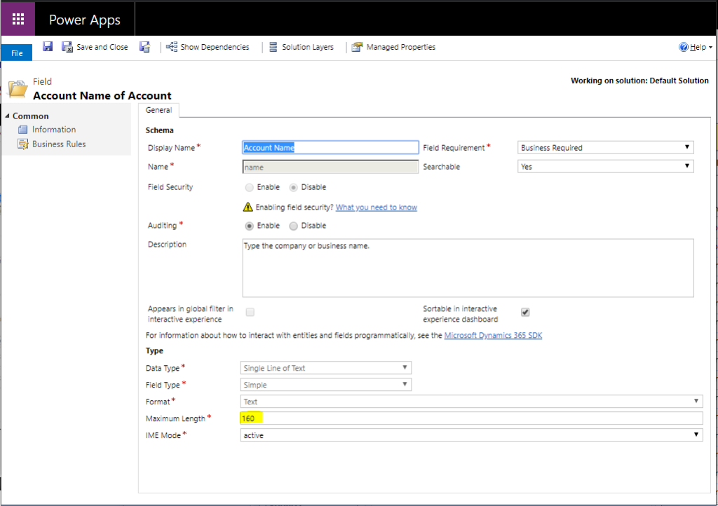 Going Over Field Label Maximums in Dynamics 365 Power Apps - Carl de Souza