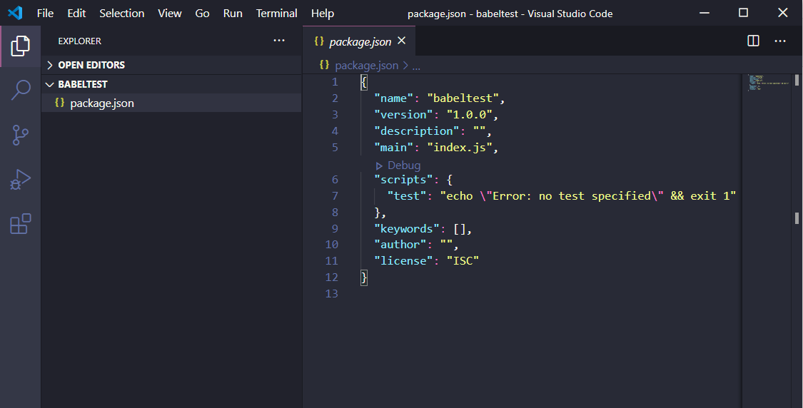 How To Create A Node And Babel Project Using Visual Studio Code Carl De Souza