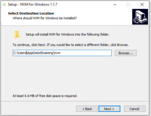 install nvm in windows