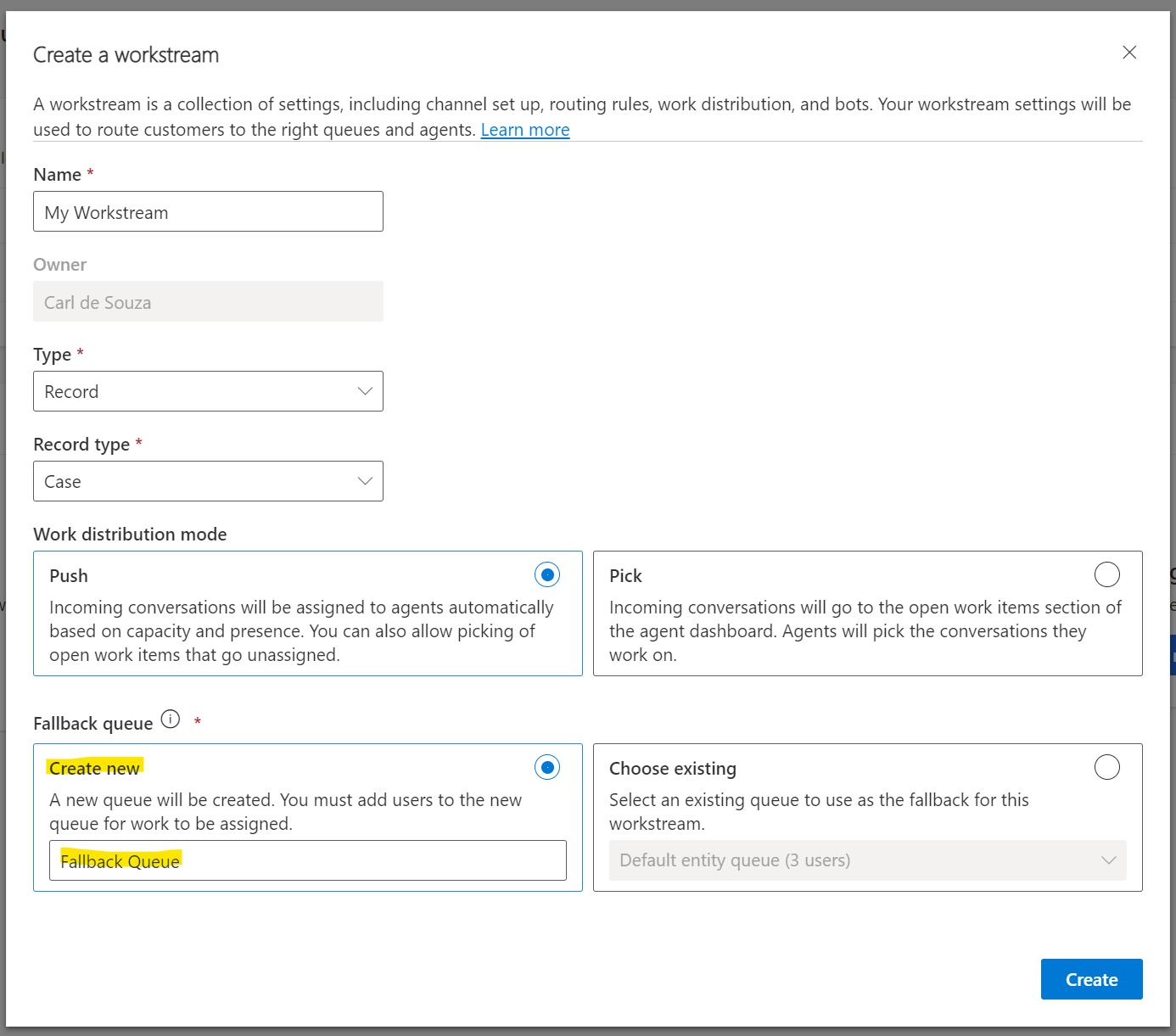 Unified Routing Fallback Queues