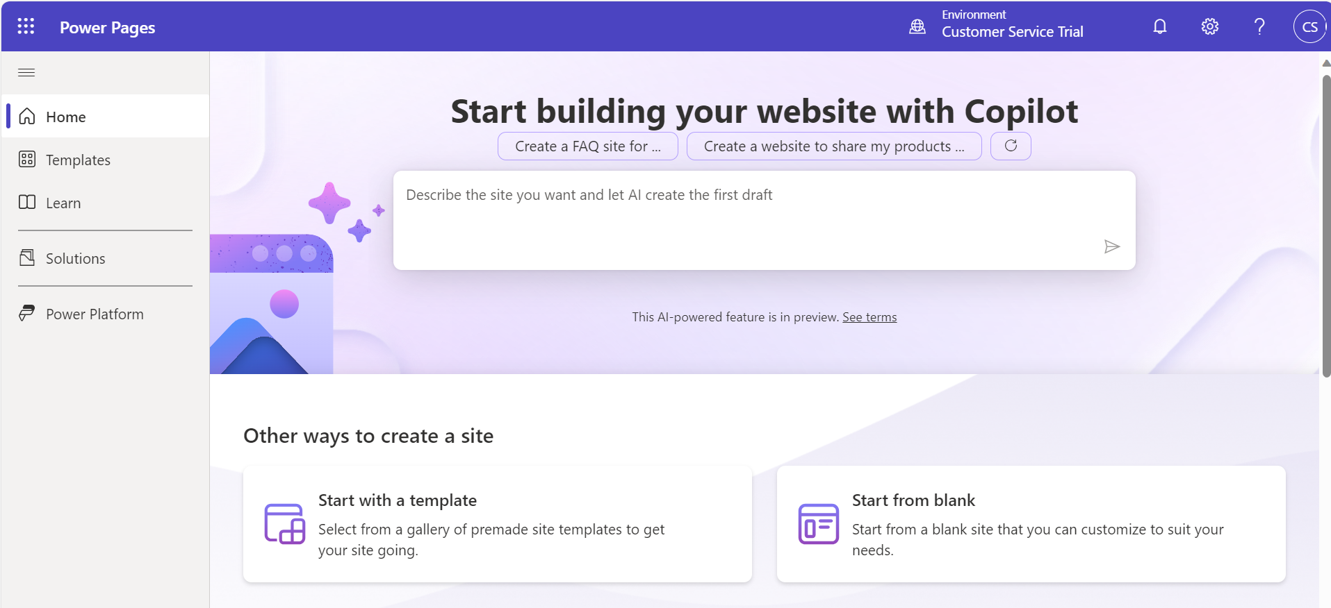 Build Websites Quickly with Power Pages Copilot